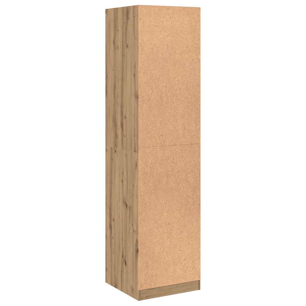 vidaXL Wardrobe Artisian Oak 50x50x200 cm Engineered Wood