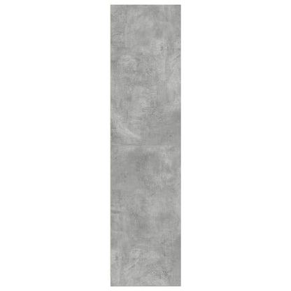 vidaXL Wardrobe Concrete Grey 80x50x200 cm Engineered Wood