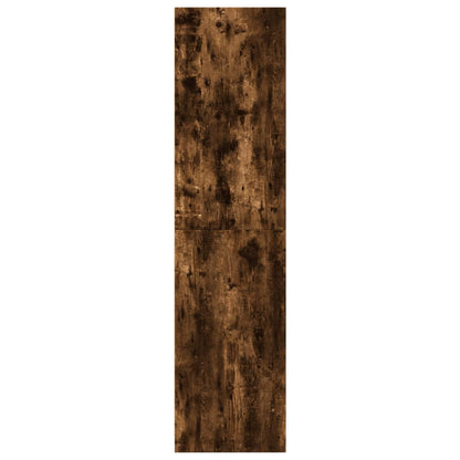 vidaXL Wardrobe Smoked Oak 80x50x200 cm Engineered Wood