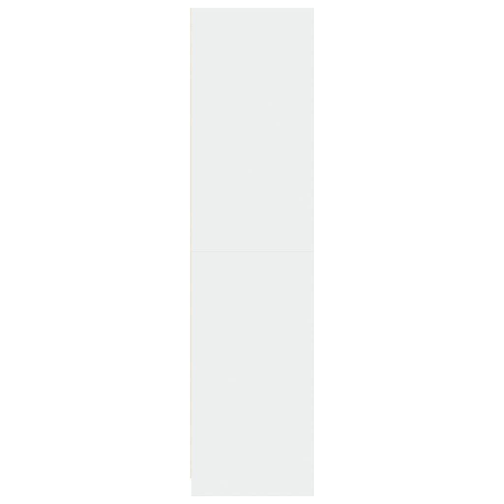 vidaXL Wardrobe White 100x50x200 cm Engineered Wood