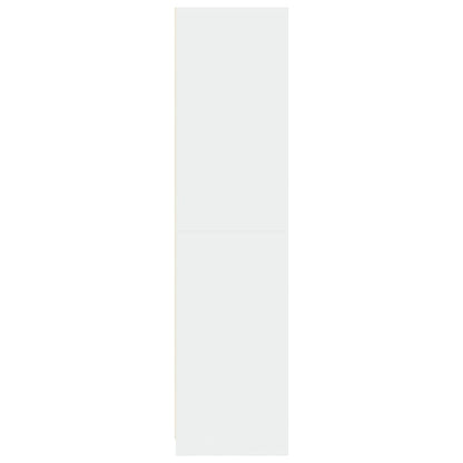 vidaXL Wardrobe White 100x50x200 cm Engineered Wood