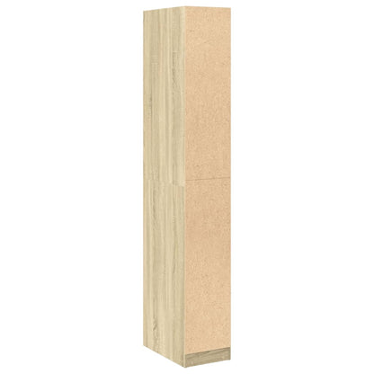 vidaXL Wardrobe Sonoma Oak 30x50x200 cm Engineered Wood