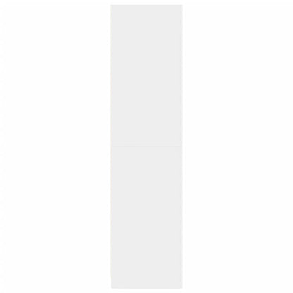 vidaXL Wardrobe White 80x50x200 cm Engineered Wood