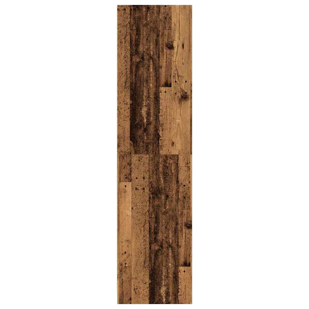 vidaXL Wardrobe Old Wood 80x50x200 cm Engineered Wood
