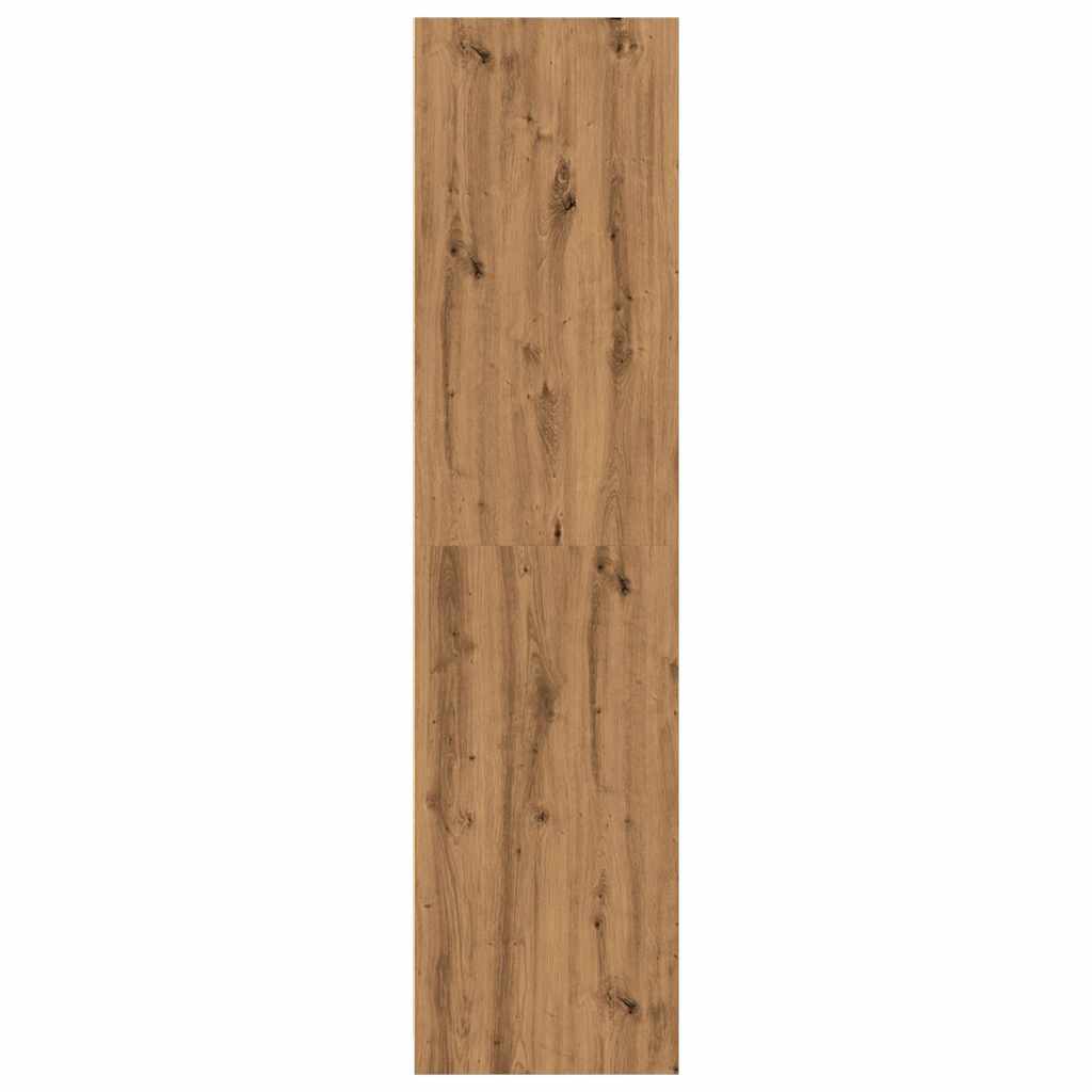 vidaXL Wardrobe Artisian Oak 80x50x200 cm Engineered Wood