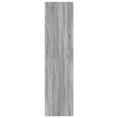 vidaXL Wardrobe Grey Sonoma 30x50x200 cm Engineered Wood