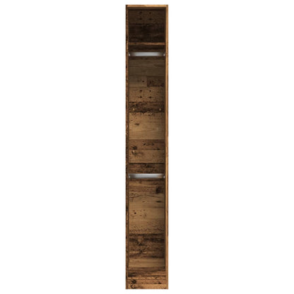 vidaXL Wardrobe Old Wood 30x50x200 cm Engineered Wood