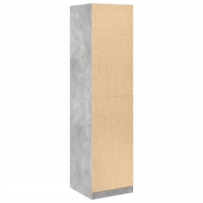 vidaXL Wardrobe Concrete Grey 50x50x200 cm Engineered Wood