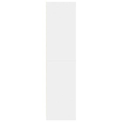 vidaXL Wardrobe White 80x50x200 cm Engineered Wood