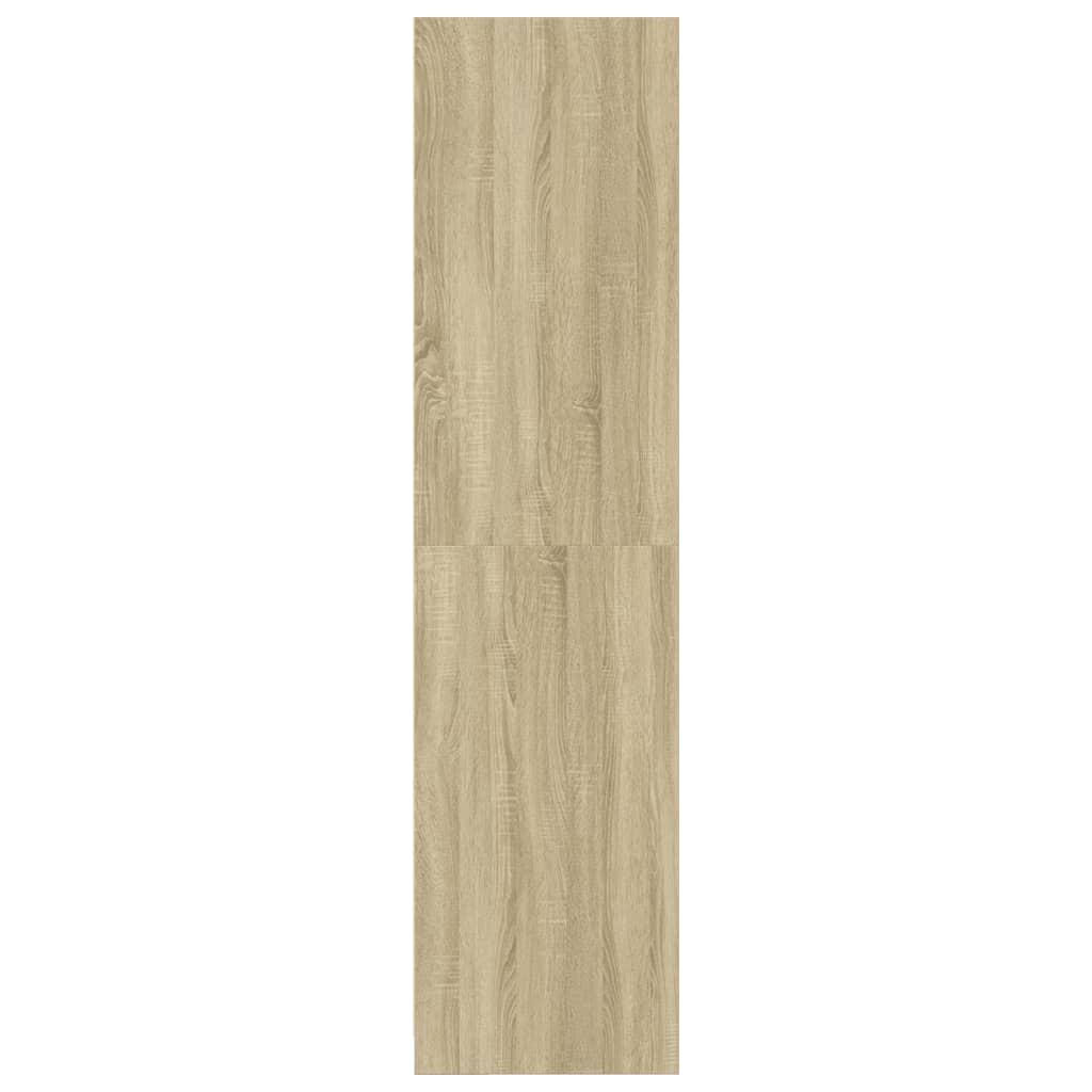 vidaXL Wardrobe Sonoma Oak 80x50x200 cm Engineered Wood