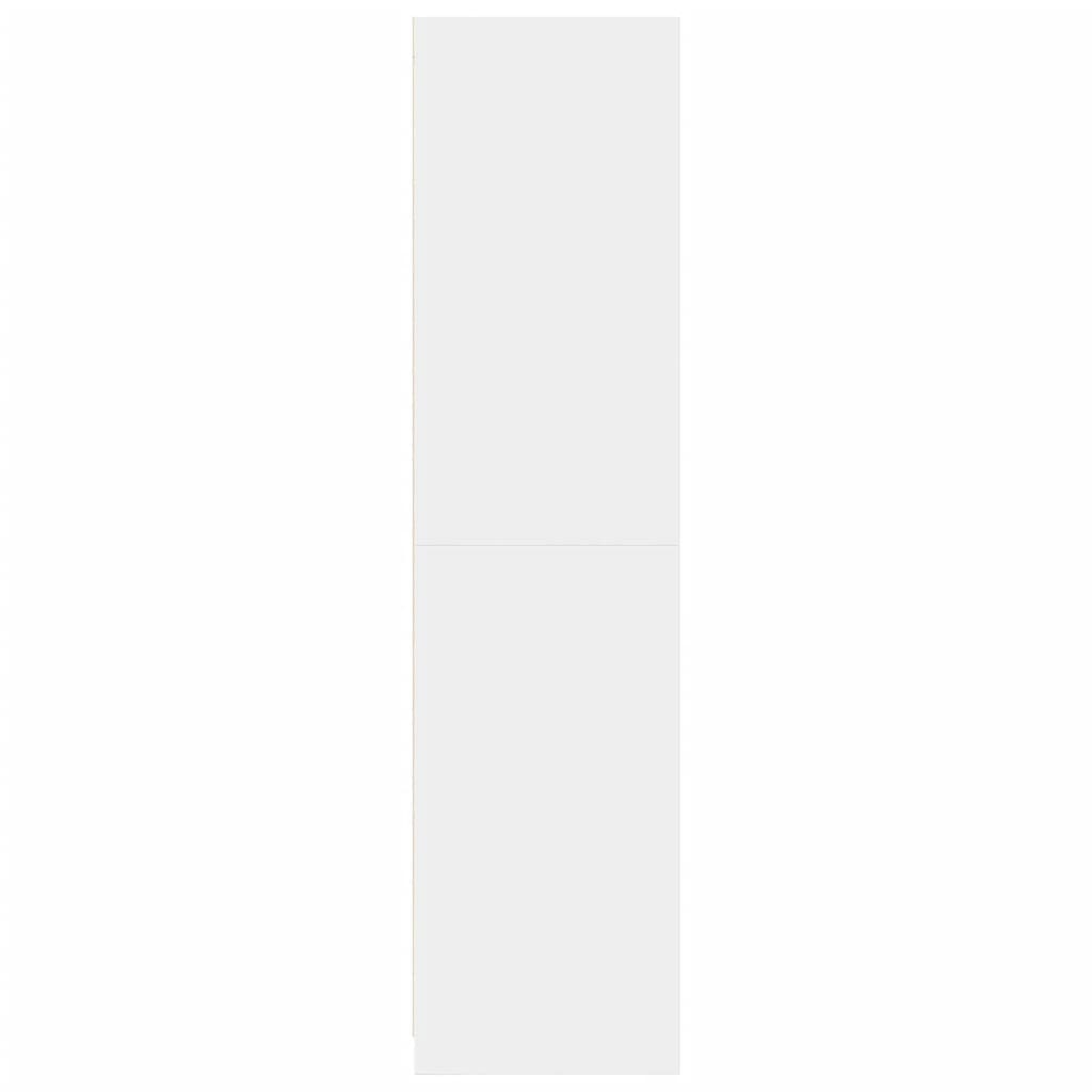 vidaXL Wardrobe White 100x50x200 cm Engineered Wood
