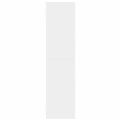 vidaXL Wardrobe White 100x50x200 cm Engineered Wood