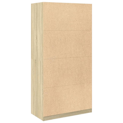 vidaXL Wardrobe Sonoma Oak 100x50x200 cm Engineered Wood