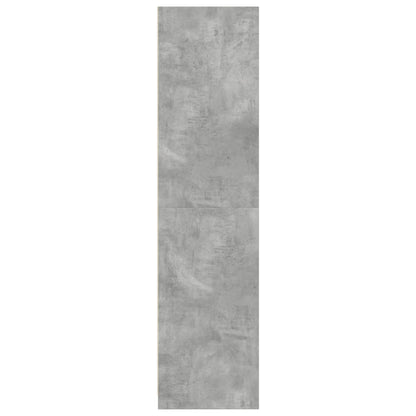 vidaXL Wardrobe Concrete Grey 100x50x200 cm Engineered Wood