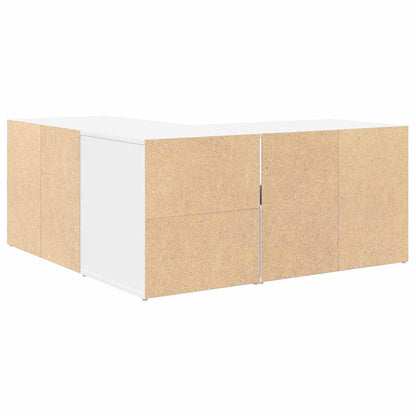 vidaXL Corner Cabinet White 160x40x45 cm Engineered Wood