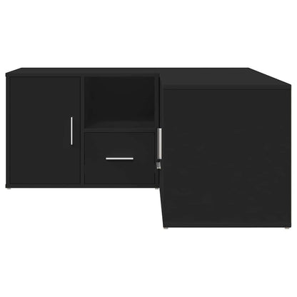vidaXL Corner Cabinet Black 160x40x45 cm Engineered Wood