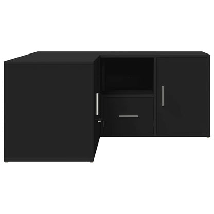 vidaXL Corner Cabinet Black 160x40x45 cm Engineered Wood