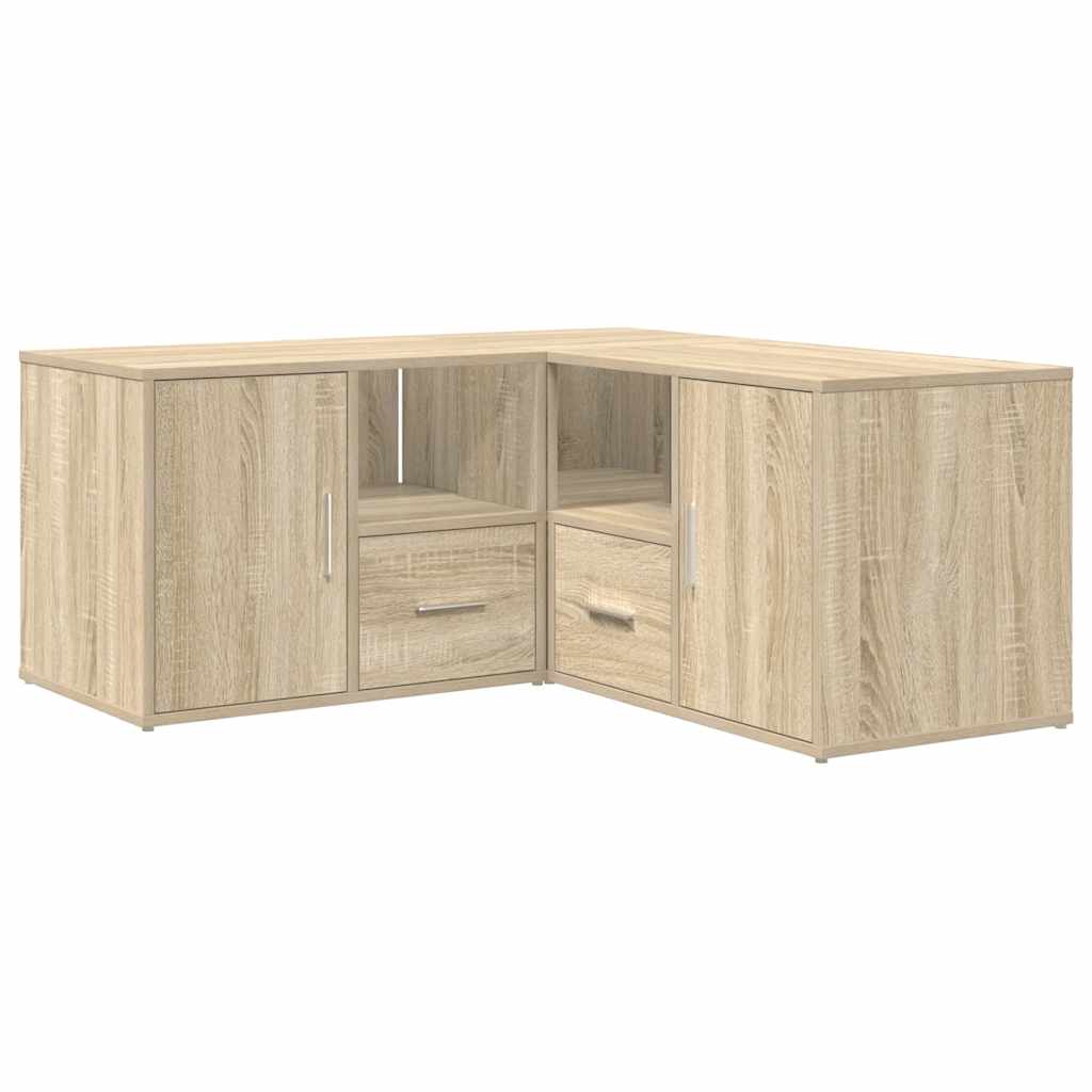vidaXL Corner Cabinet Sonoma Oak 160x40x45 cm Engineered Wood