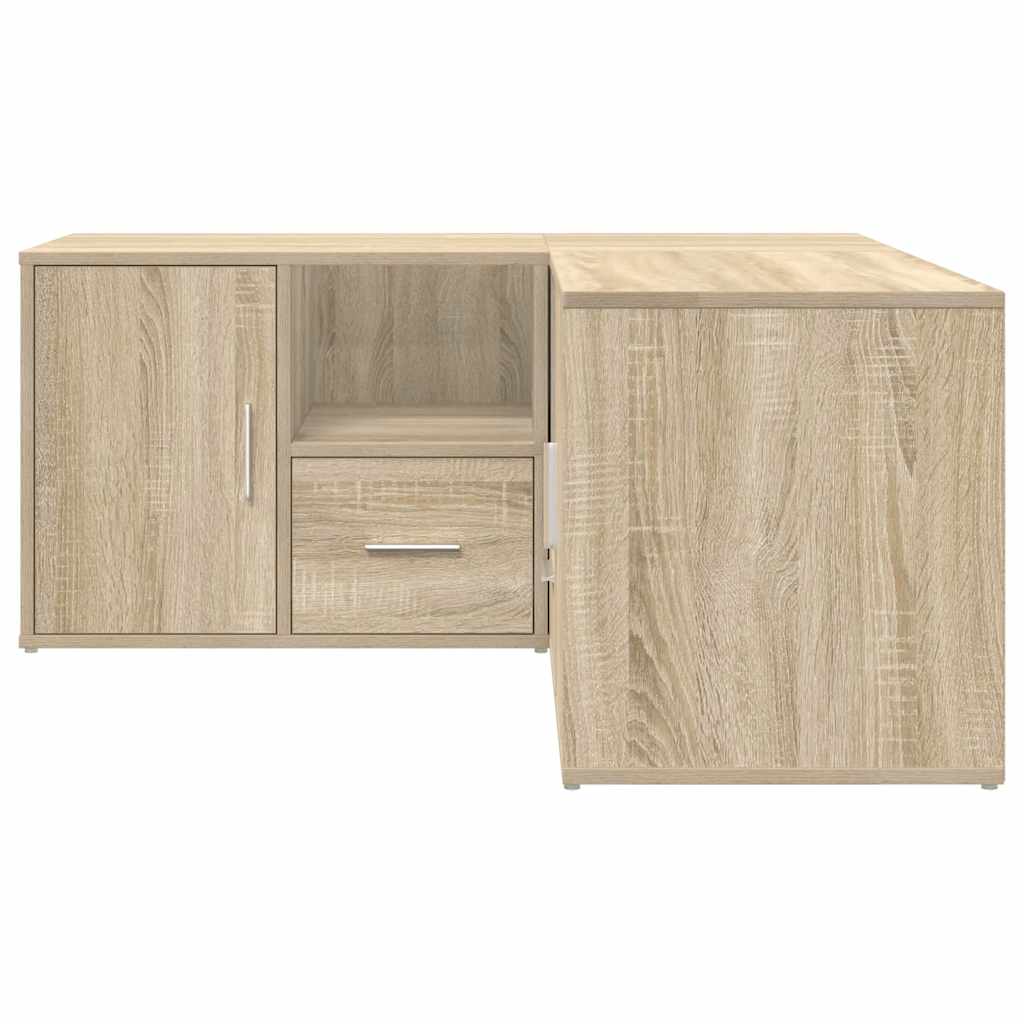 vidaXL Corner Cabinet Sonoma Oak 160x40x45 cm Engineered Wood