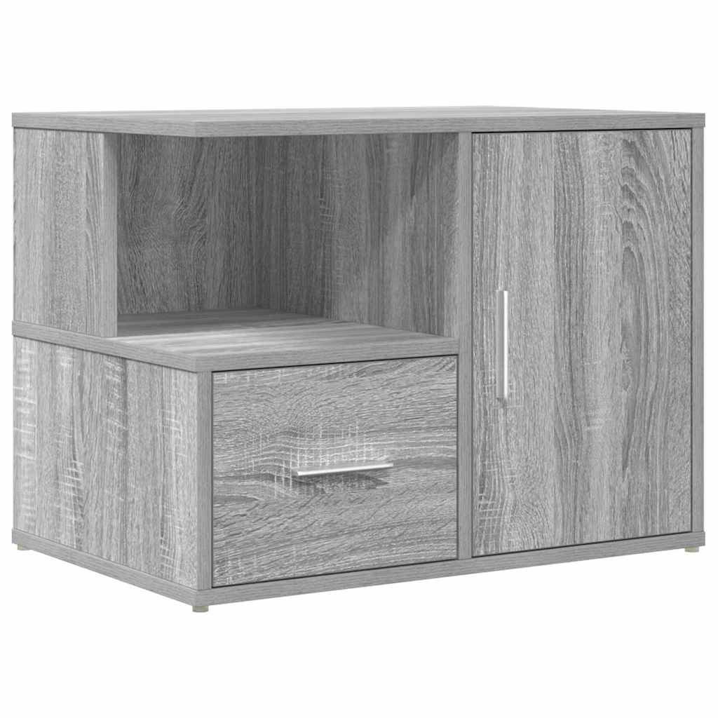 vidaXL Corner Cabinet Grey Sonoma 160x40x45 cm Engineered Wood