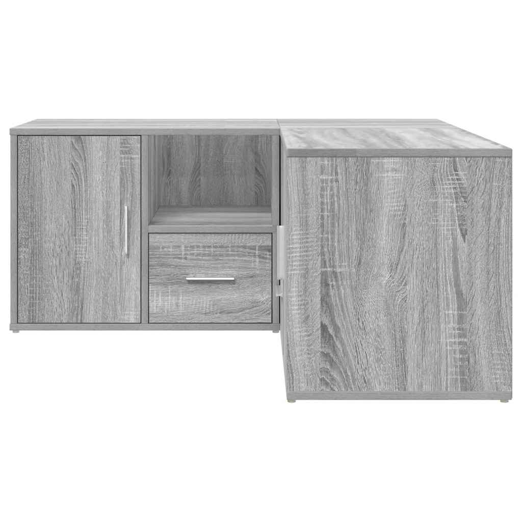 vidaXL Corner Cabinet Grey Sonoma 160x40x45 cm Engineered Wood
