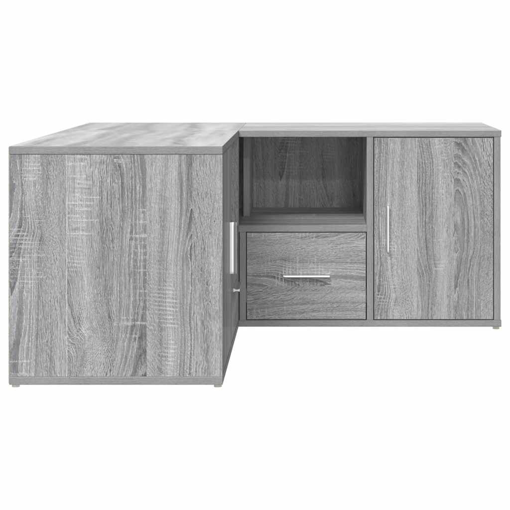 vidaXL Corner Cabinet Grey Sonoma 160x40x45 cm Engineered Wood