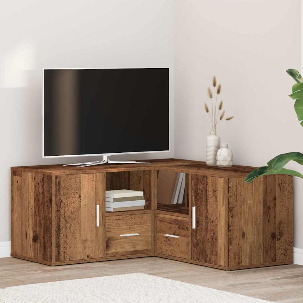 vidaXL Corner Cabinet Old Wood 160x40x45 cm Engineered Wood