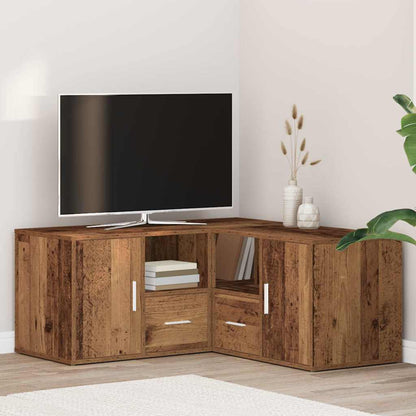 vidaXL Corner Cabinet Old Wood 160x40x45 cm Engineered Wood