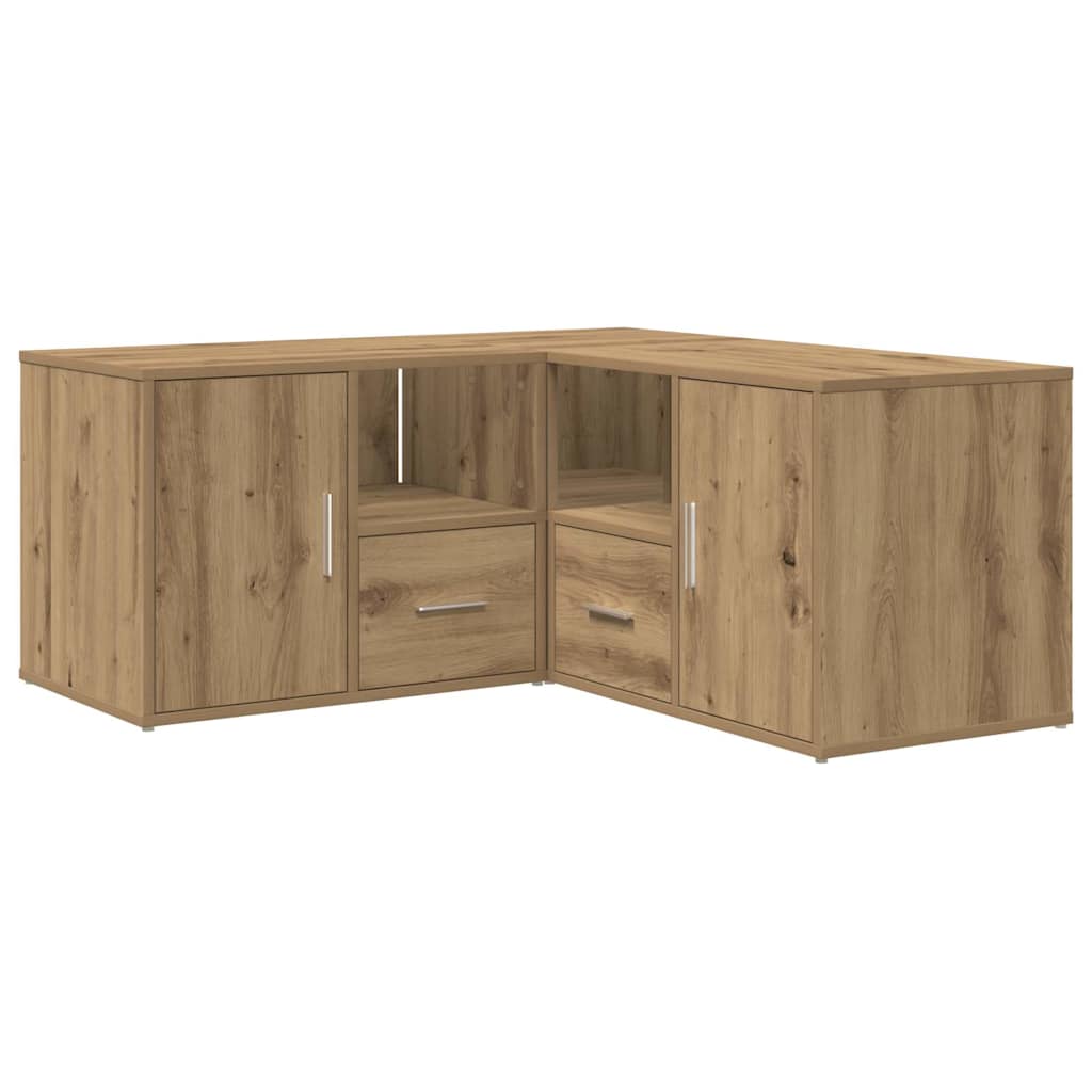 vidaXL Corner Cabinet Artisian Oak 160x40x45 cm Engineered Wood