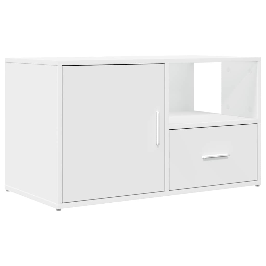 vidaXL Corner Cabinet White 200x40x45 cm Engineered Wood