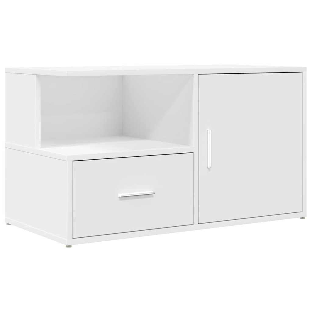 vidaXL Corner Cabinet White 200x40x45 cm Engineered Wood