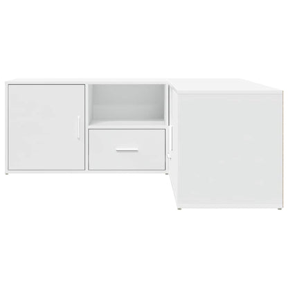vidaXL Corner Cabinet White 200x40x45 cm Engineered Wood