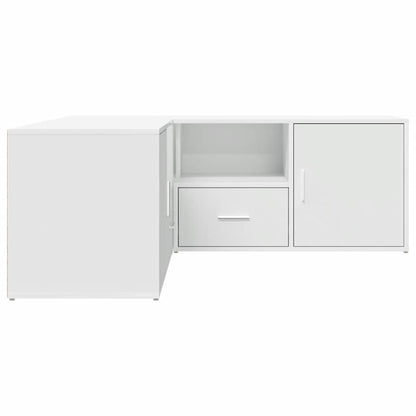 vidaXL Corner Cabinet White 200x40x45 cm Engineered Wood