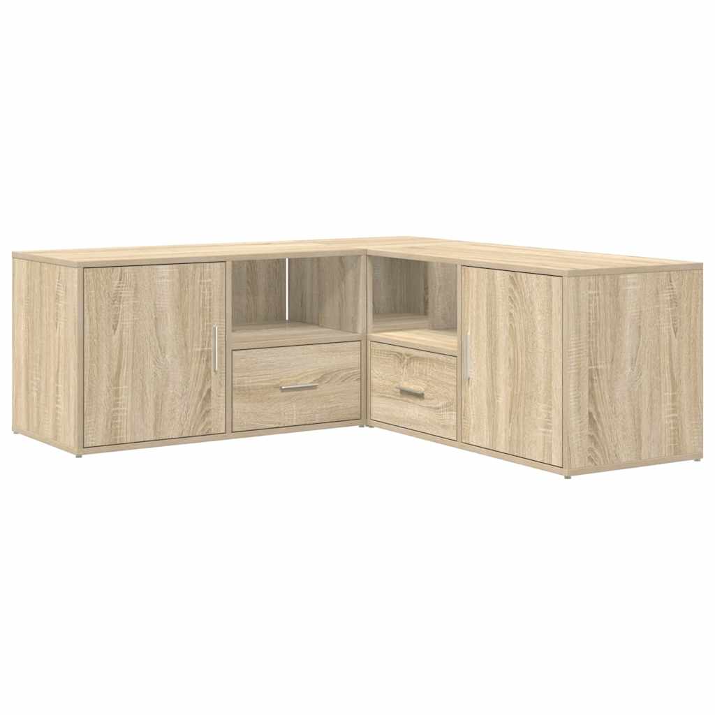 vidaXL Corner Cabinet Sonoma Oak 200x40x45 cm Engineered Wood