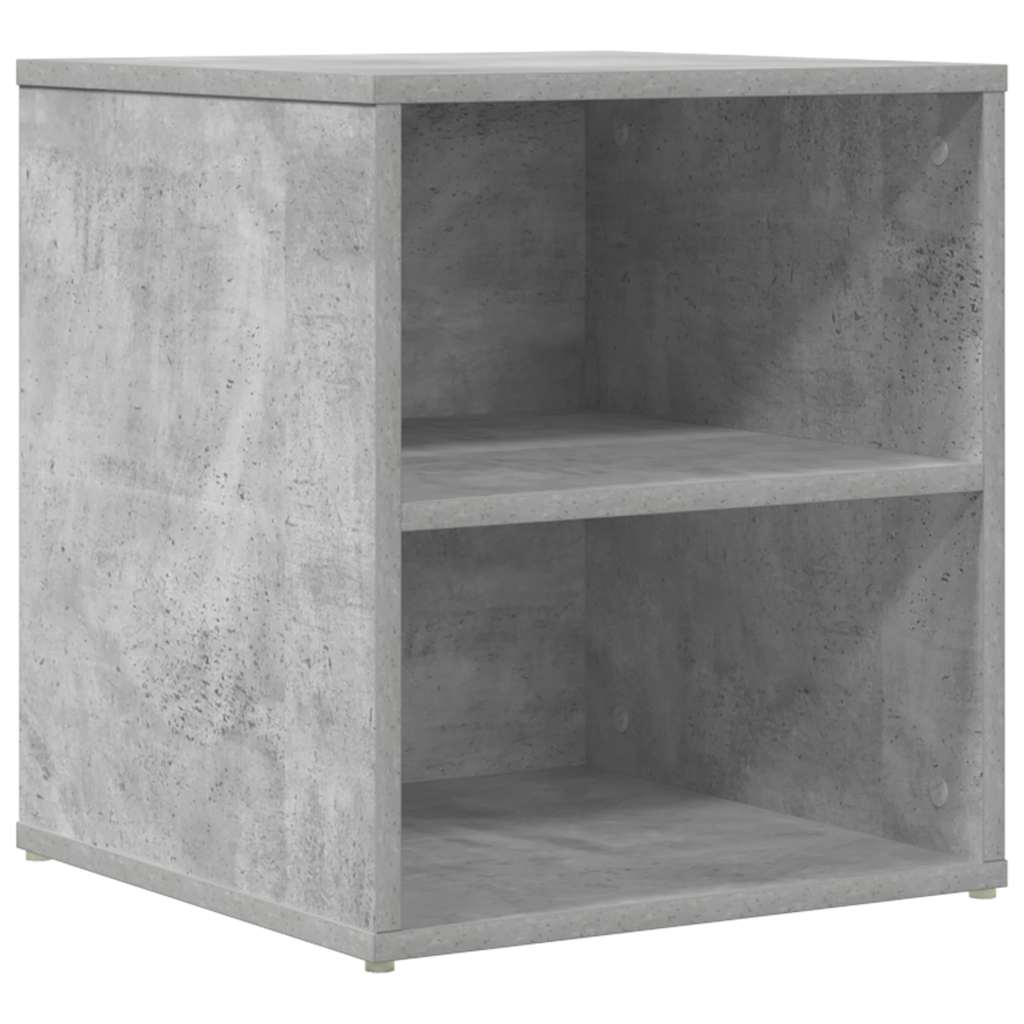 vidaXL Corner Cabinet Concrete Grey 200x40x45 cm Engineered Wood