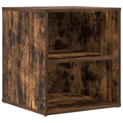 vidaXL Corner Cabinet Smoked Oak 200x40x45 cm Engineered Wood