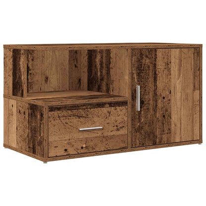 vidaXL Corner Cabinet Old Wood 200x40x45 cm Engineered Wood