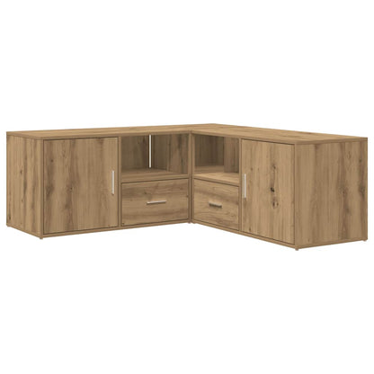 vidaXL Corner Cabinet Artisian Oak 200x40x45 cm Engineered Wood