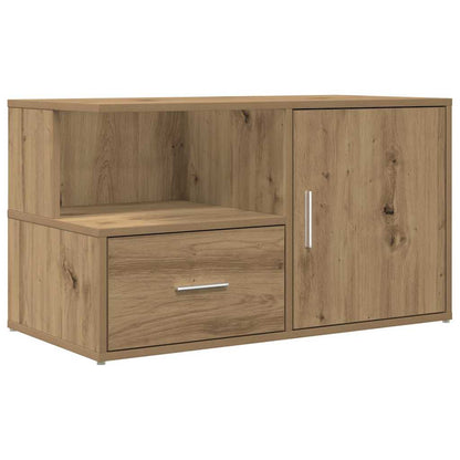 vidaXL Corner Cabinet Artisian Oak 200x40x45 cm Engineered Wood
