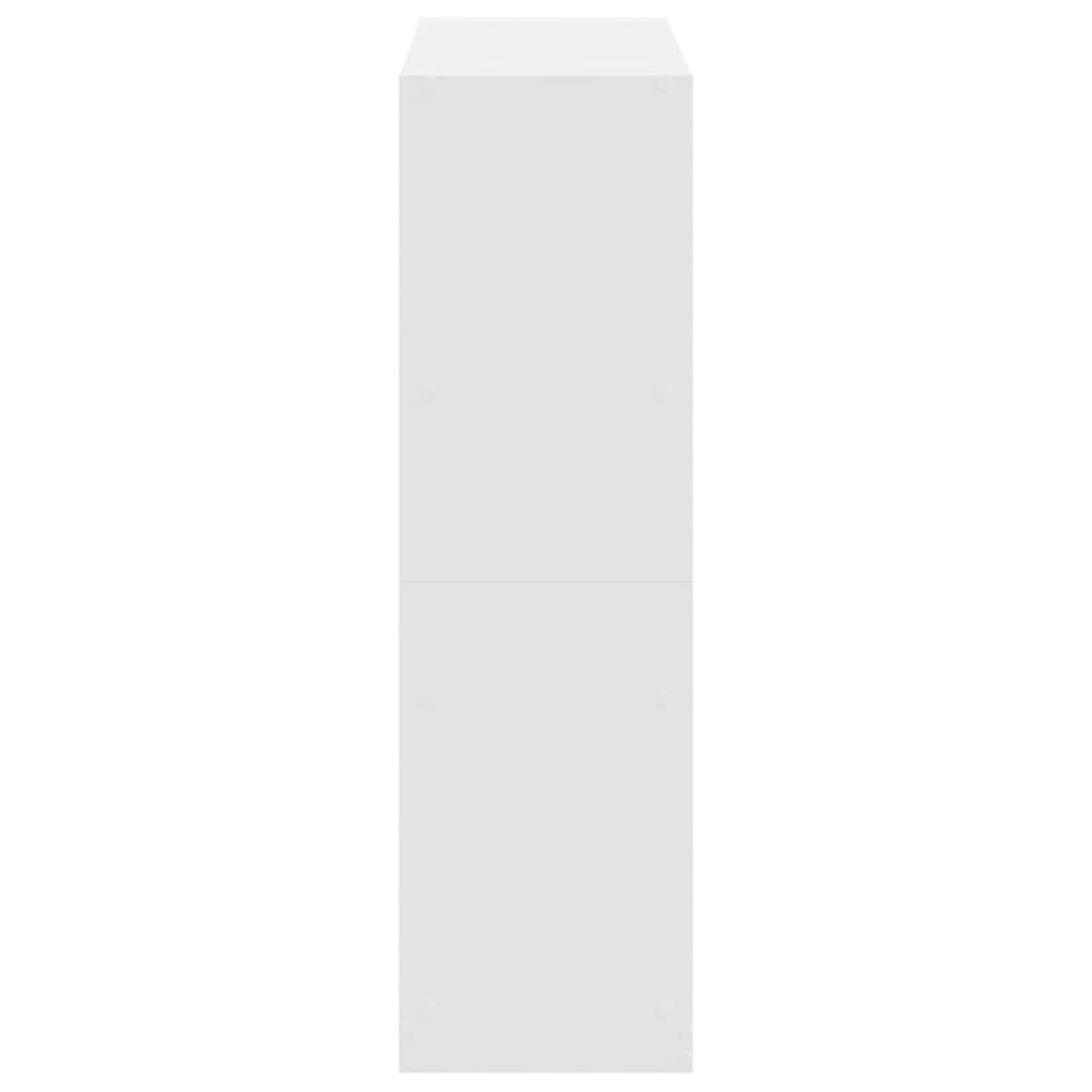 vidaXL Bookcase White 102x32x108 cm Engineered Wood