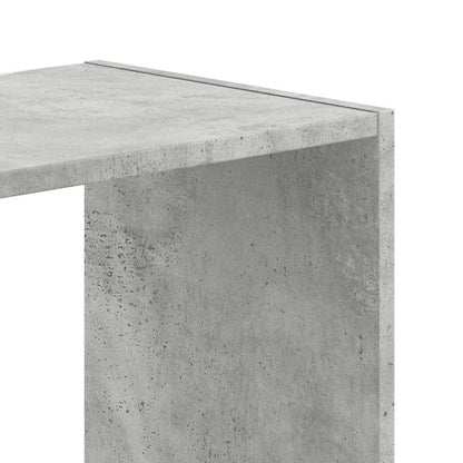 vidaXL Bookcase Concrete Grey 102x32x108 cm Engineered Wood