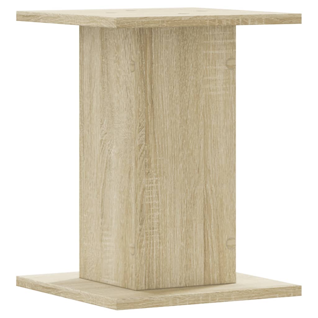 vidaXL Plant Stands 2 pcs Sonoma Oak 30x30x40 cm Engineered Wood