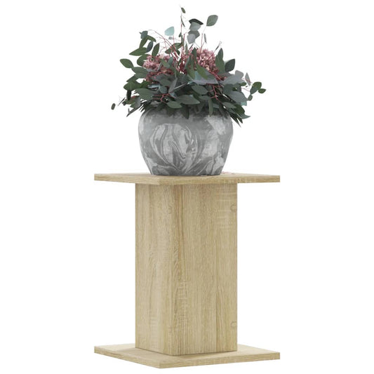 vidaXL Plant Stands 2 pcs Sonoma Oak 30x30x40 cm Engineered Wood