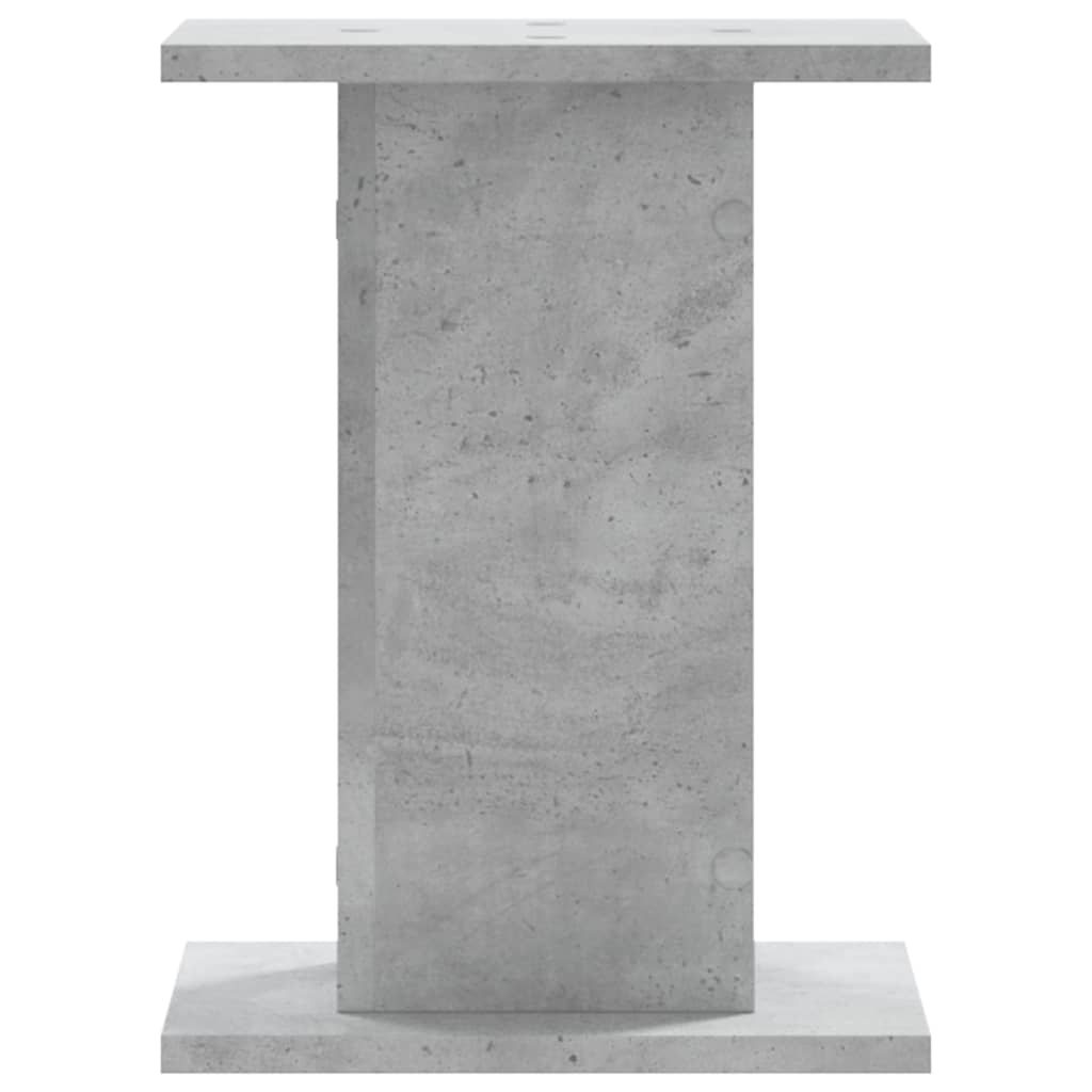 vidaXL Plant Stands 2 pcs Concrete Grey 30x30x40 cm Engineered Wood