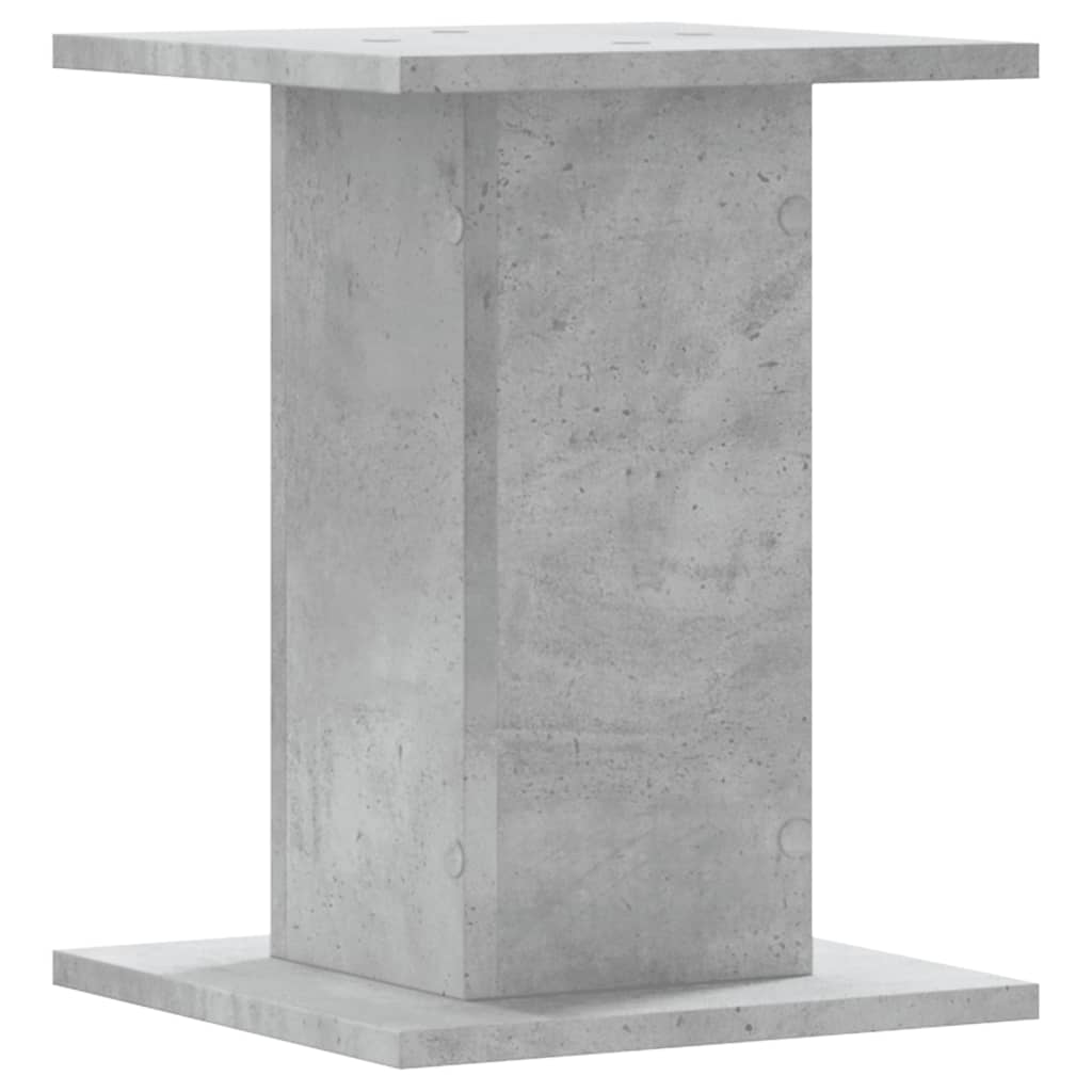 vidaXL Plant Stands 2 pcs Concrete Grey 30x30x40 cm Engineered Wood