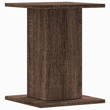 vidaXL Plant Stands 2 pcs Brown Oak 30x30x40 cm Engineered Wood
