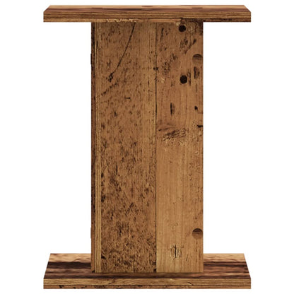 vidaXL Plant Stands 2 pcs Old Wood 30x30x40 cm Engineered Wood