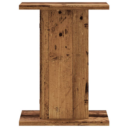 vidaXL Plant Stands 2 pcs Old Wood 30x30x40 cm Engineered Wood
