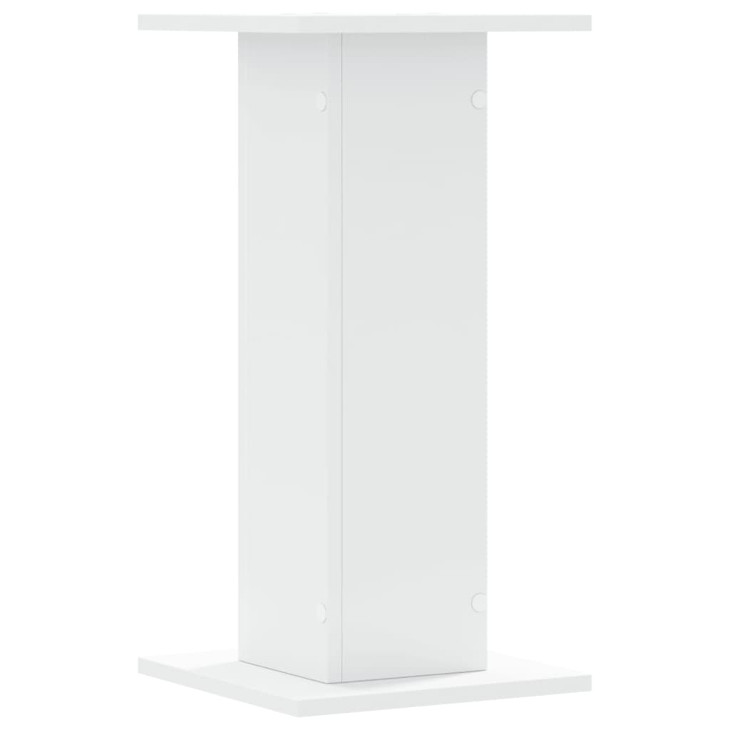 vidaXL Plant Stands 2 pcs White 30x30x60 cm Engineered Wood