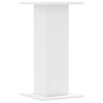 vidaXL Plant Stands 2 pcs White 30x30x60 cm Engineered Wood